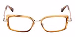 LIGHT BROWN/STRIPED / SHINY PALE GOLD