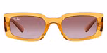 Transparent Yellow / Dark violet gradient