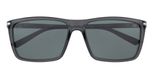 Gloss grey opaque crystal / Solid green / Polarized lenses