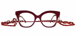 Wine Red • Feel the Color Vibe + Accento Red Acrylic Chain 710 mm