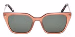 SHINY LIGHT BROWN / SHINY SATIN PALE GOLD / GREEN POLARIZED