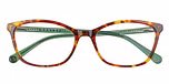 Gloss butterscotch tort & palm leaf green / bio-acetate