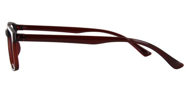 Savannah F001 - Burgundy Glasses + Free Basic Lenses - SelectSpecs