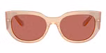 Transparent Pearl Cream / Brown / Dark Violet