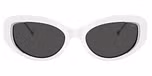 Shiny white / Dark grey