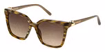 STRIPED LIGHT BROWN / GREEN GRADIENT BROWN