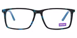 black-azure blue mat