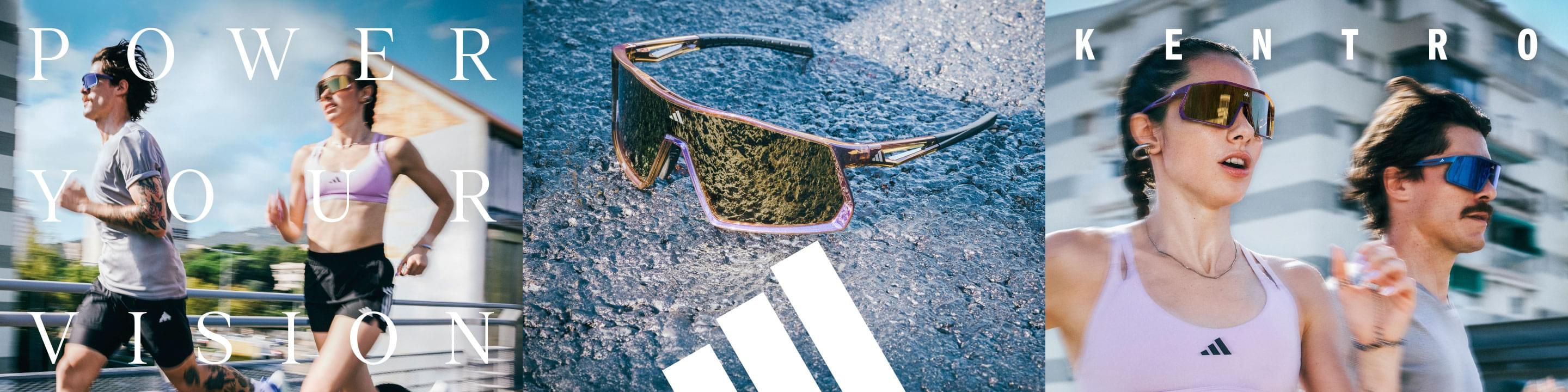 Adidas Sport designer sunglassess desktop banner