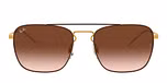 GOLD TOP ON BROWN / brown / brown gradient dark brown