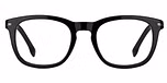 BLACK STRIPED WHITE (GREY POLARIZED) / ECO ACETATE