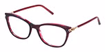 SHINY STRIPED VIOLET/RED