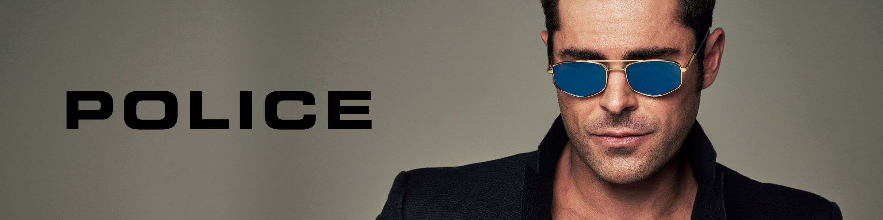 Police designer sunglassess desktop banner