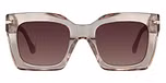 Brown Transparent / Pink Polarised Lens