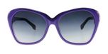 Purple+Crystal purple / Mirror effect grey color UV400 protection lenses