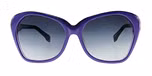 Purple+Crystal purple / Mirror effect grey color UV400 protection lenses