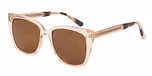 Transparent Peach / Brown Lens
