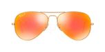 MATTE GOLD orange mirror polar (Polarized Flash Lenses)