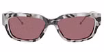 Shiny grey tortoise / Red mirror