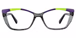 Violet  / Green / Dot
