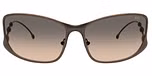 Brushed matte light grey brown / Brown gradient blue
