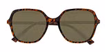 Dark brown / Green