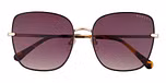 Shiny black & gold / Tort & Burgundy • Smoke grad (Cat 3)