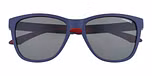 Matte Navy / Red with Polarised Solid Smoke Lenses