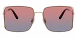 Shiny Light Gold / Blue Saddle Gradient