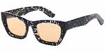 Demi Black with Light Brown Lens