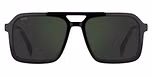 BLACK (GREY HIGH CONTRAST GREEN MIRROR ANTIREFL)