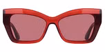 TRANSPARENT RED / DARK RED