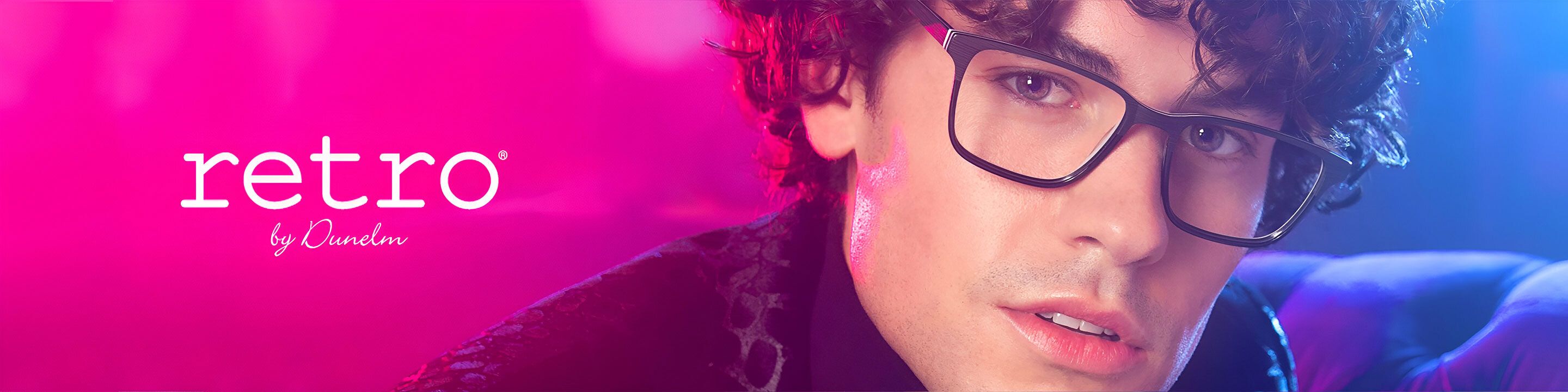 RETRO designer sunglassess desktop banner