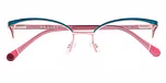 Shiny teal / rose gold / Gloss Burgundy