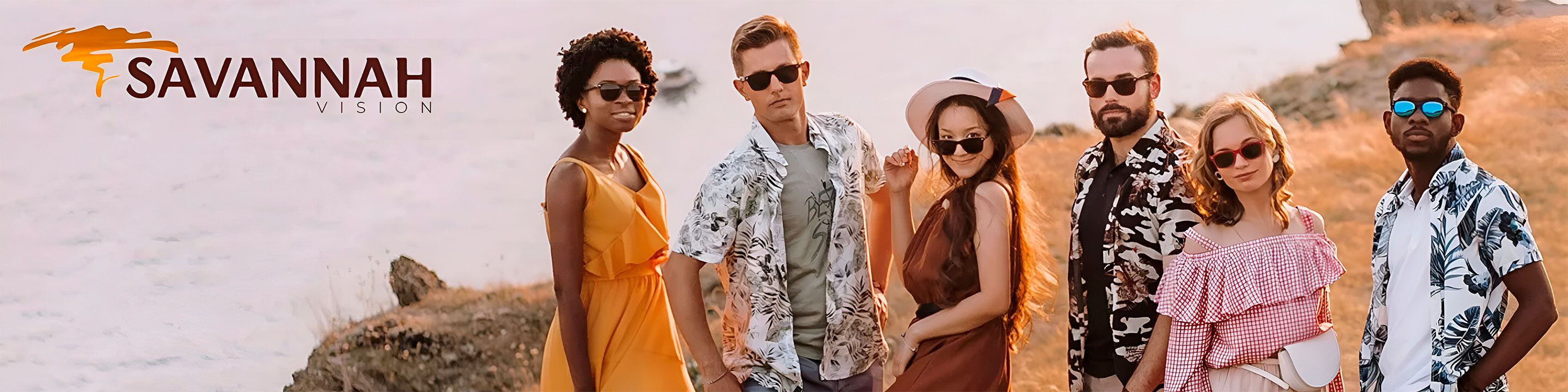 Savannah designer sunglassess desktop banner