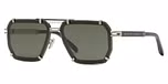 PALLADIUM W/SHINY BLACK PARTS/GREY/GREEN