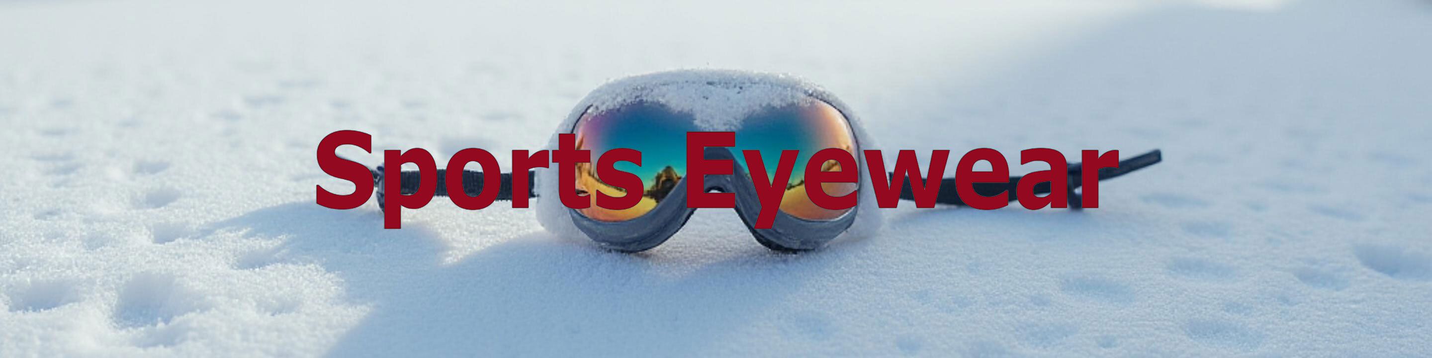 Sports Eyewear designer sunglassess desktop banner