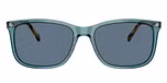 Transparent Petroleum / Green / Dark Blue Polarized