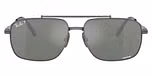 Gunmetal / Silver / grey polarized