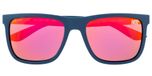 rubberised navy / orange / red mirror