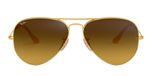 MATTE ARISTA / gold / crystal brown gradient dark brown