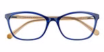 Gloss crystal navy & nude / bio-acetate