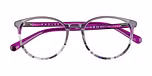 Gloss grey / purple & crystal confetti