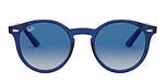TRANSPARENT BLUE / blue / light grey gradient dark blue
