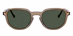Transparent Brown Heart / Brown / Dark Green Polarized
