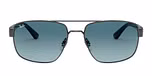 GUNMETAL / gunmetal / blue gradient grey