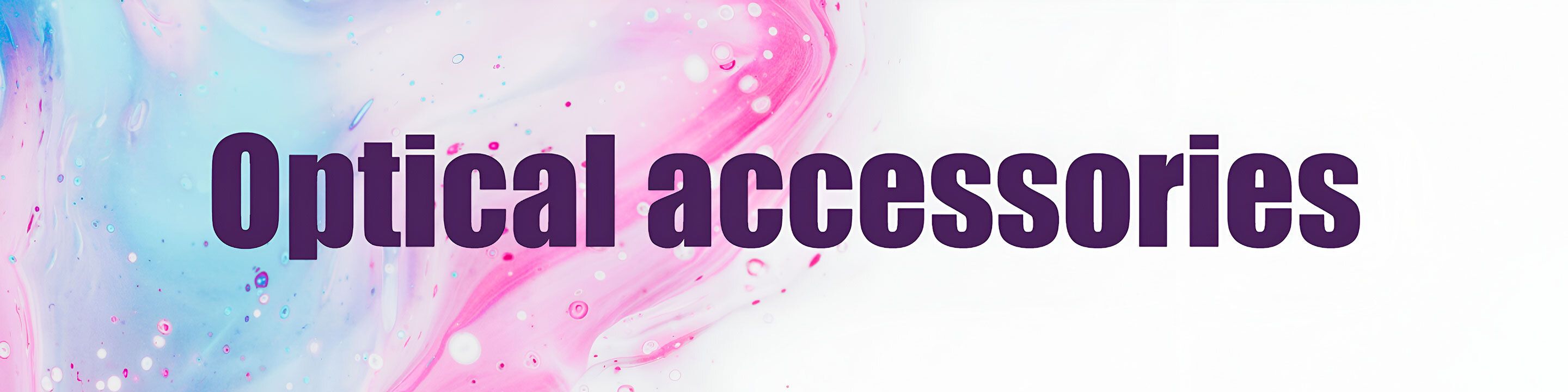 Optical accessories designer sunglassess desktop banner