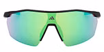 Matte Black / Matte Black / green mirror