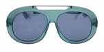 Matt crystal green /Bio Acetate / Grey color UV400 protection lenses