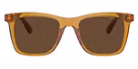 Transparent Buttercup / Brown Solid