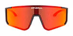 Matte Black with Red Mirror Lenses